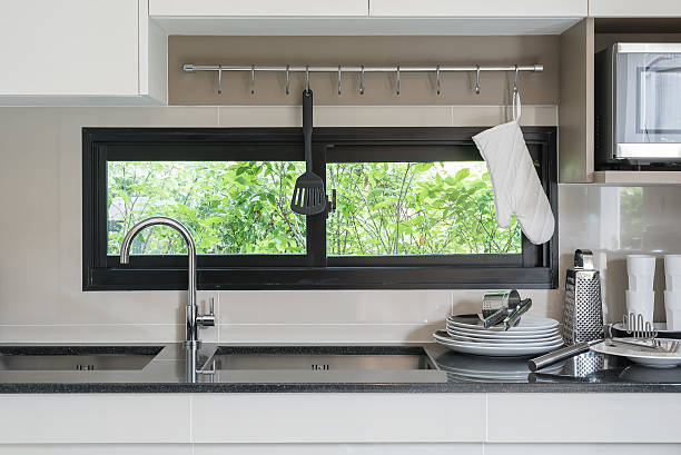 istock modern pantry with sink and faucet on counter at 501963838