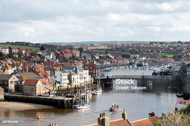 Whitby North Yorkshire Stock Photo - Download Image Now - Church, Fishing Industry, Horizontal