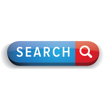 Blue Search Text Button Search Button Blue And Red Vector Stock Illustration - Download Image ...