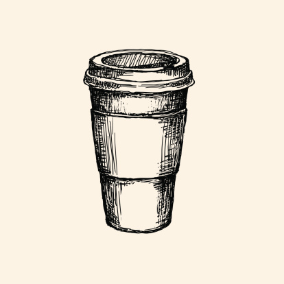 sketch coffee cup