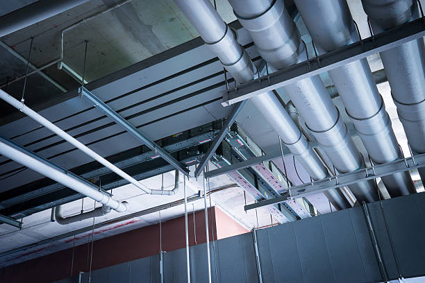 istock Pipe tube, the roof top for drain & sewer system 501964991