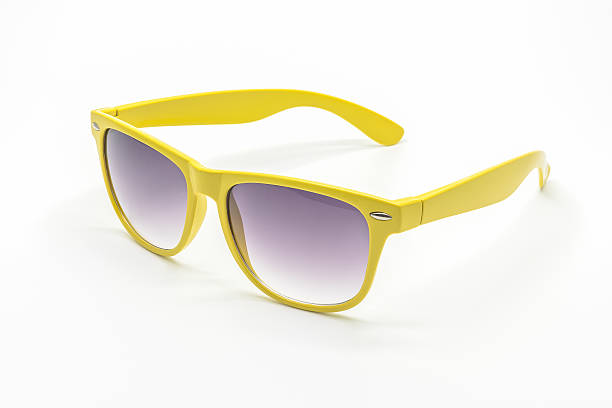 istock yellow sunglasses isolated on a white 501965028