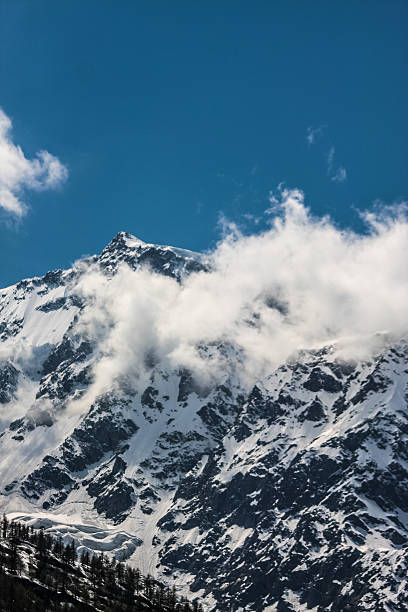 «monte rosa альпы - liskamm стоковые фото и изображения