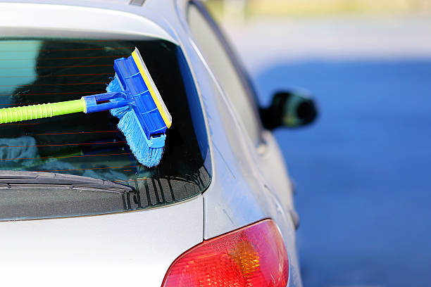 istock carwash with high pressure cleaner 501966416