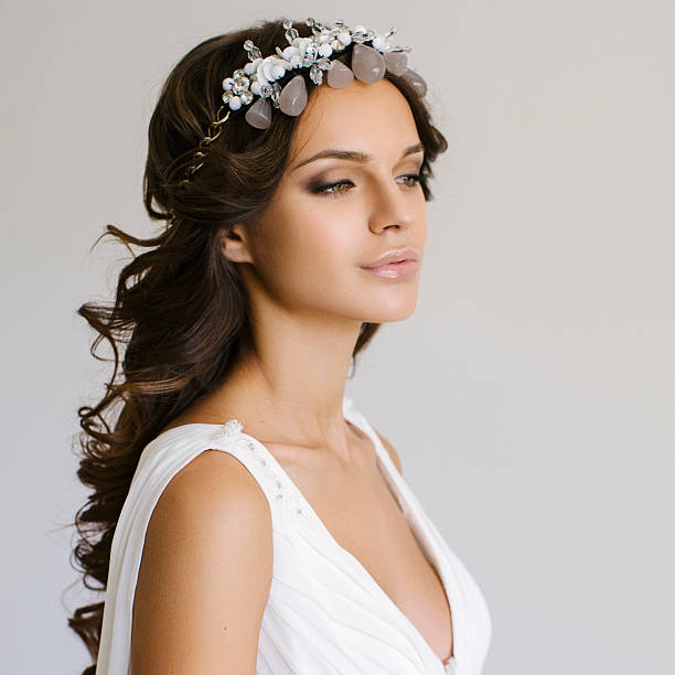 istock Studio shot of young beautiful bride 501967776
