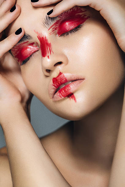 istock Woman with fantasy make-up 501968794