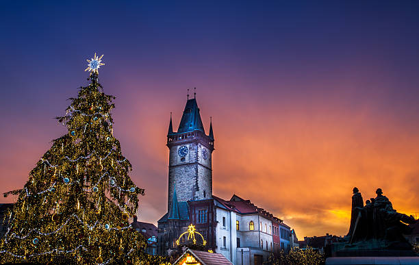 istock Prague Christmas market on Old Town Square 501969108
