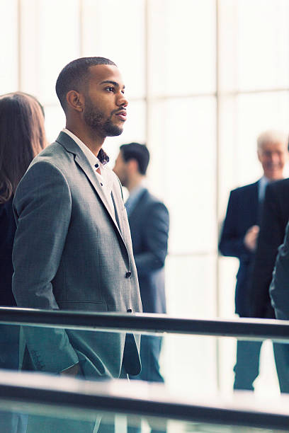 istock Businessman in the lobby 501969624