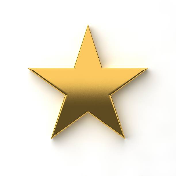 gold звезда - golden star стоковые фото и изображения