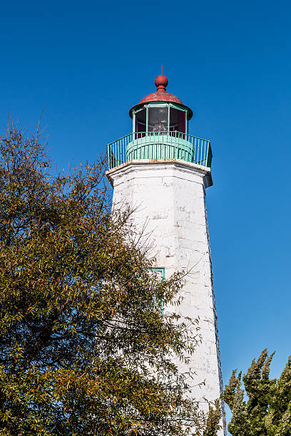istock Old Point Comfort Lighthouse Close-Up in Hampton, Virginia 501976034