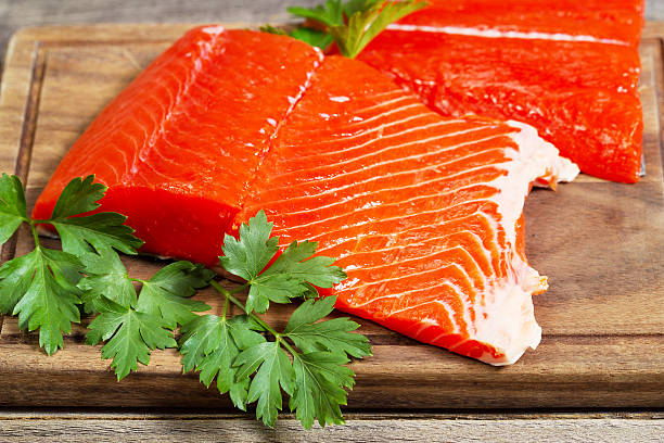 istock Fresh Salmon Fillets ready to Cook 501998069