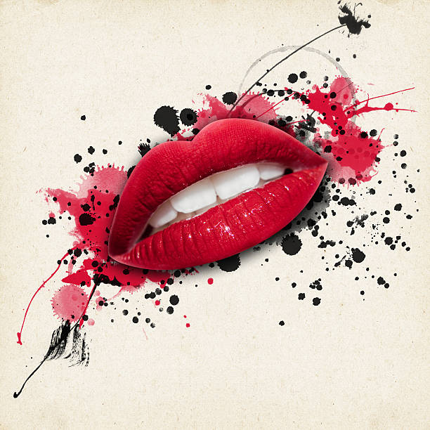 istock Beautiful woman mouth design 501998523
