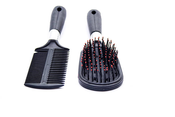istock Black Plastic Hairbrush 501998661
