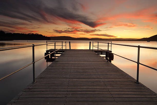 istock Stunning summer sunset from Carak Wharf 502000016