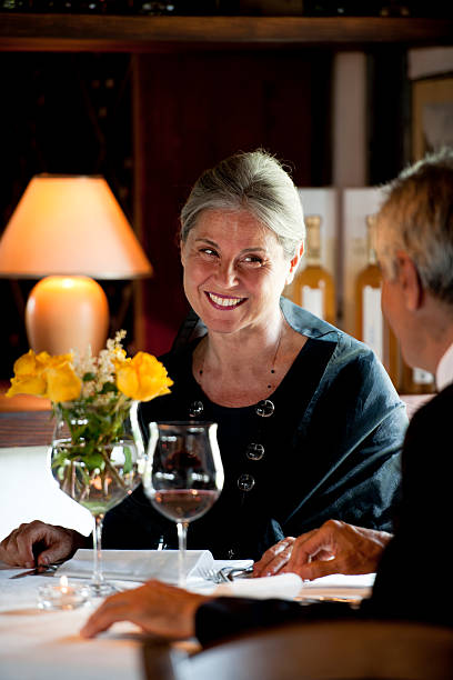 istock Senior Couple At The Restaurant 502000617