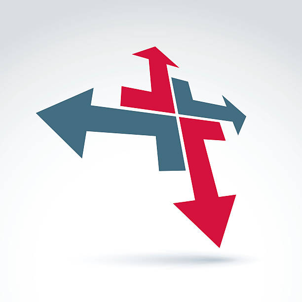 100+ Multidirectional Sign Post Stock Illustrations, Royalty-Free ...