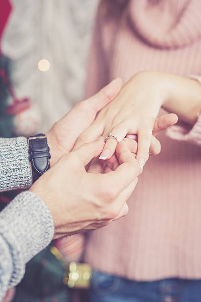 istock Young man proposing to his girlfriend 502002968