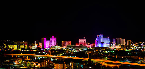 istock Reno Nevada colorful panoramic skyline cityscape 502003147