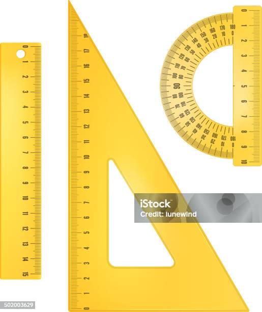 A Ruler Intrument Ruler Instruments Stock Illustration - Download Image Now - Cut Out ...