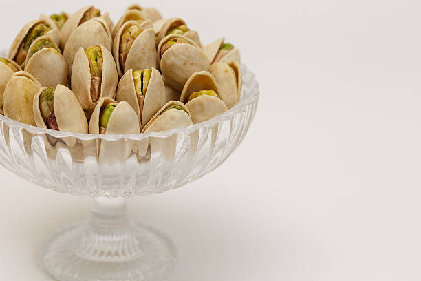 Pistachio nuts, close up