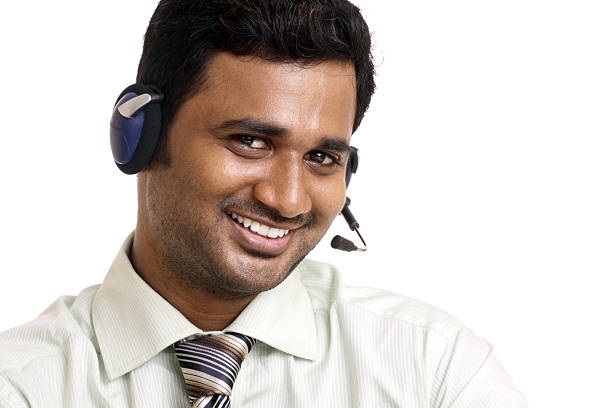 istock Happy Indian young call center executive 502005296