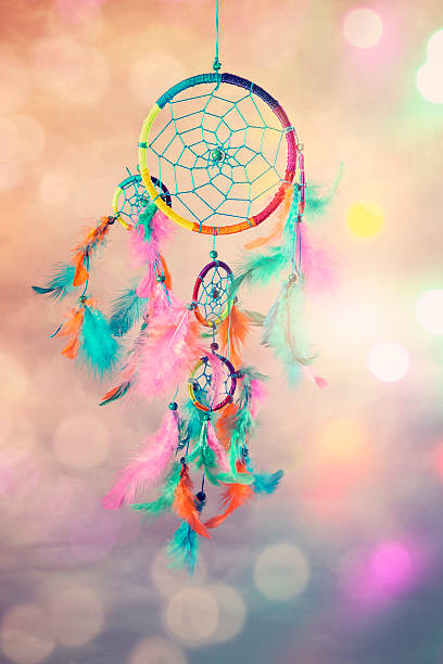 istock Dream catcher and abstract bokeh 502005434