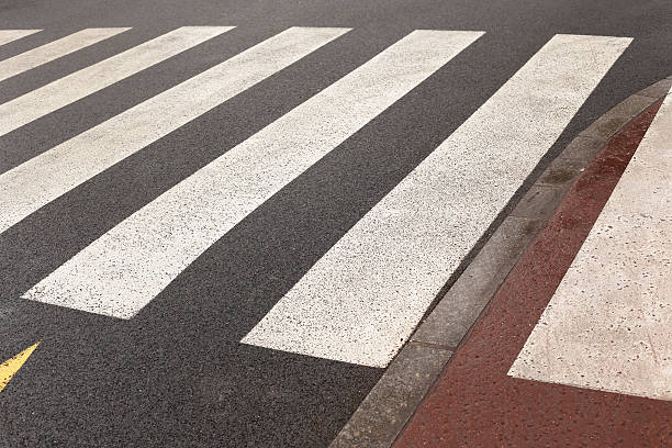 istock Crosswalk for safe street crossing 502005572