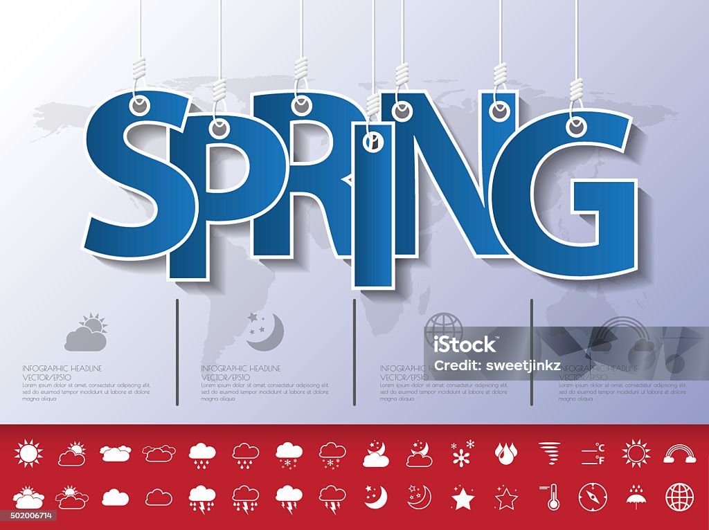 Tidying Rope Infograph Design Abstract Infographic Front On The Ropevector Illustratio Stock ...