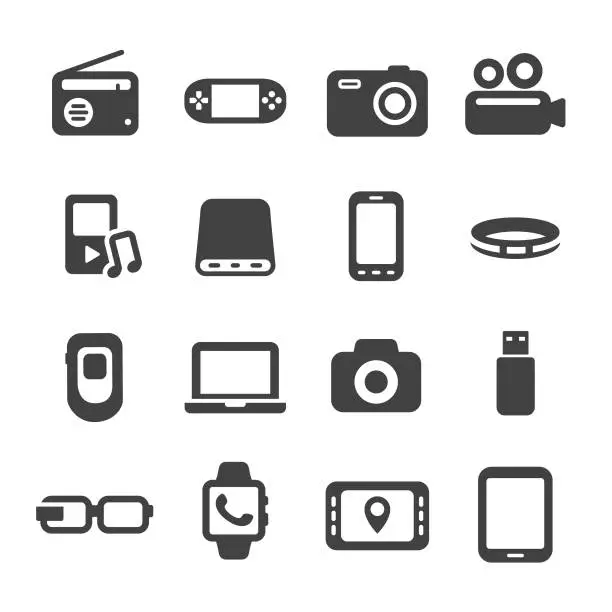Vector illustration of Mobile Devices Icon - Acme Series
