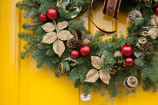 istock Christmas Reef on Door 502010728