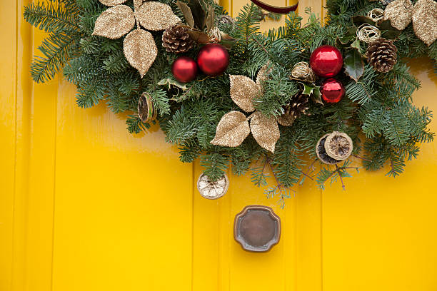 istock Christmas Reef on Door 502010994