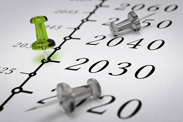 istock 21th century time line, Year 2030 502013332