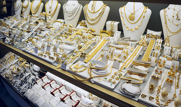 istock Jewelry market display 502013682
