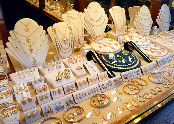 istock Jewellery market display 502013810