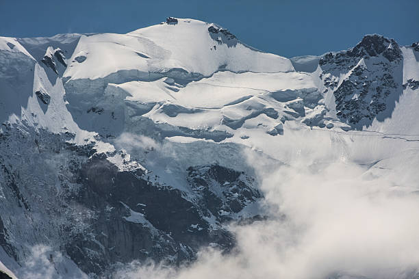 w monte rosa alpy - liskamm zdjęcia i obrazy z banku zdjęć