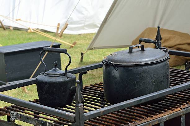 istock Outdoor vintage field kitchen 502020429