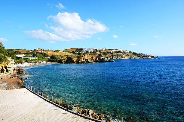 istock The beach at luxury hotel, Crete, Greece 502021169