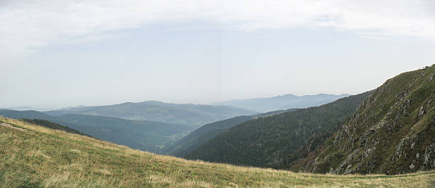 Landscape in the Vosges and view from the Petit Ballon d'AlsaceLandscape in the Vosges and view from the Petit Ballon d'Alsace
