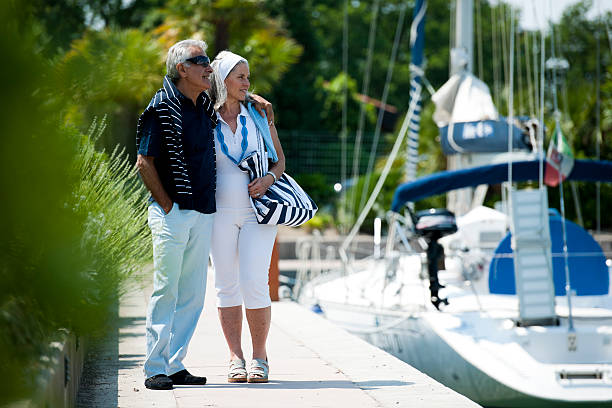istock Senior Couple On A Dock 502021927