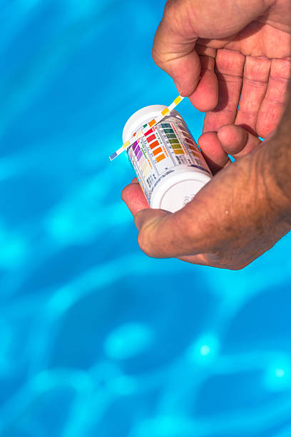 istock Check the pH of a private swimming pool 502022329