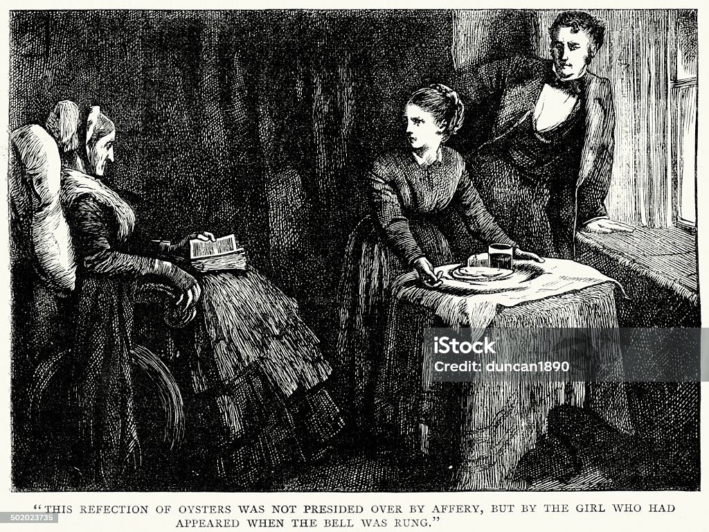 La Petite Dorrit de Charles Dickens - Illustration de Adulte libre de droits