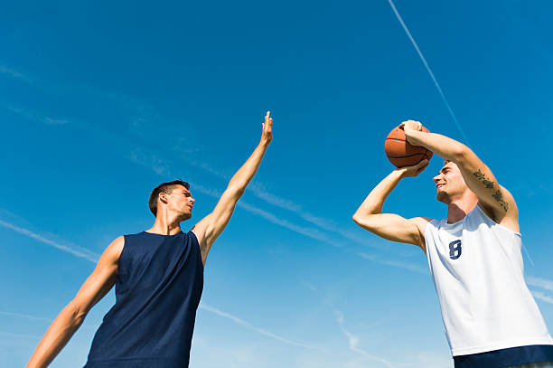 istock Basketball player in shooting  action 502034463