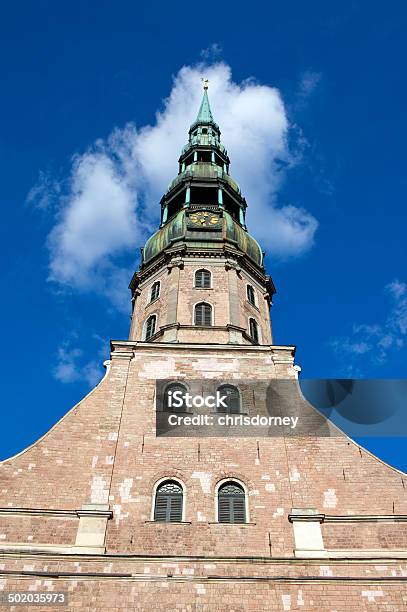 St Peters Church In Riga Stock Photo - Download Image Now - Architecture, Baltic Countries, Building Exterior