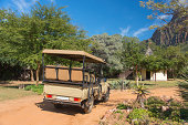 Safari Vehicle at Lodge