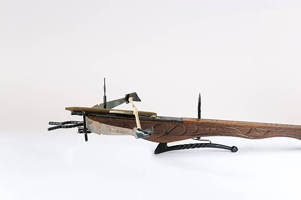istock wooden crossbow made in Italy 502037869