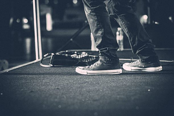 istock Foot Steps of a music player 502038408