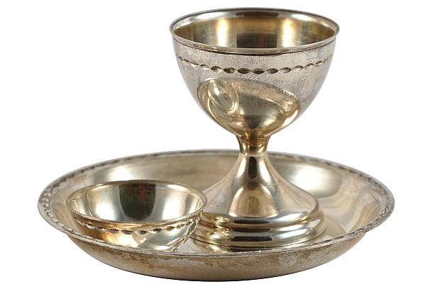 istock Old stand for eggs and saucer 502039190