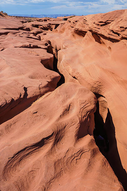 Top of Antelope Canyon (slot canyon) at ground level