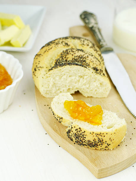 Brot und Marmelade roll – Foto