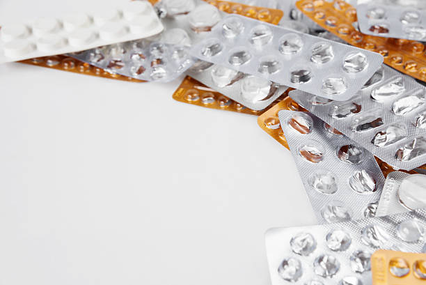 istock Empty cachets of medical pills 502039868